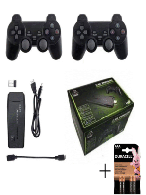 gamekit_resized_800x1067 Set Consola jocuri TV Retro, Tip Stick, Peste 20.000 de Jocuri, Compatibila cu 9 Emulatoare MAME/FC/GB/GBA/GBC/MD/SFC/PS1/ATARI2006/ATARI7800 CPU, 2 x Controler Wireless, HDMI 4K